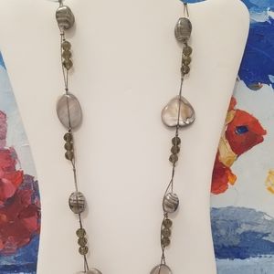 Vintage glass bead necklace